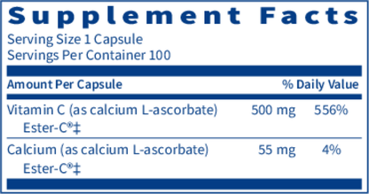 Ester-C® 500 mg – Buffered Vitamin C