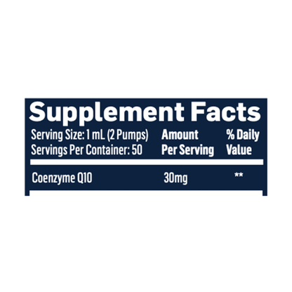 Liposomal CoQ10 – Antioxidant & Heart Support