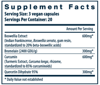 BCQ: Bromelain, Curcumin and Quercetin