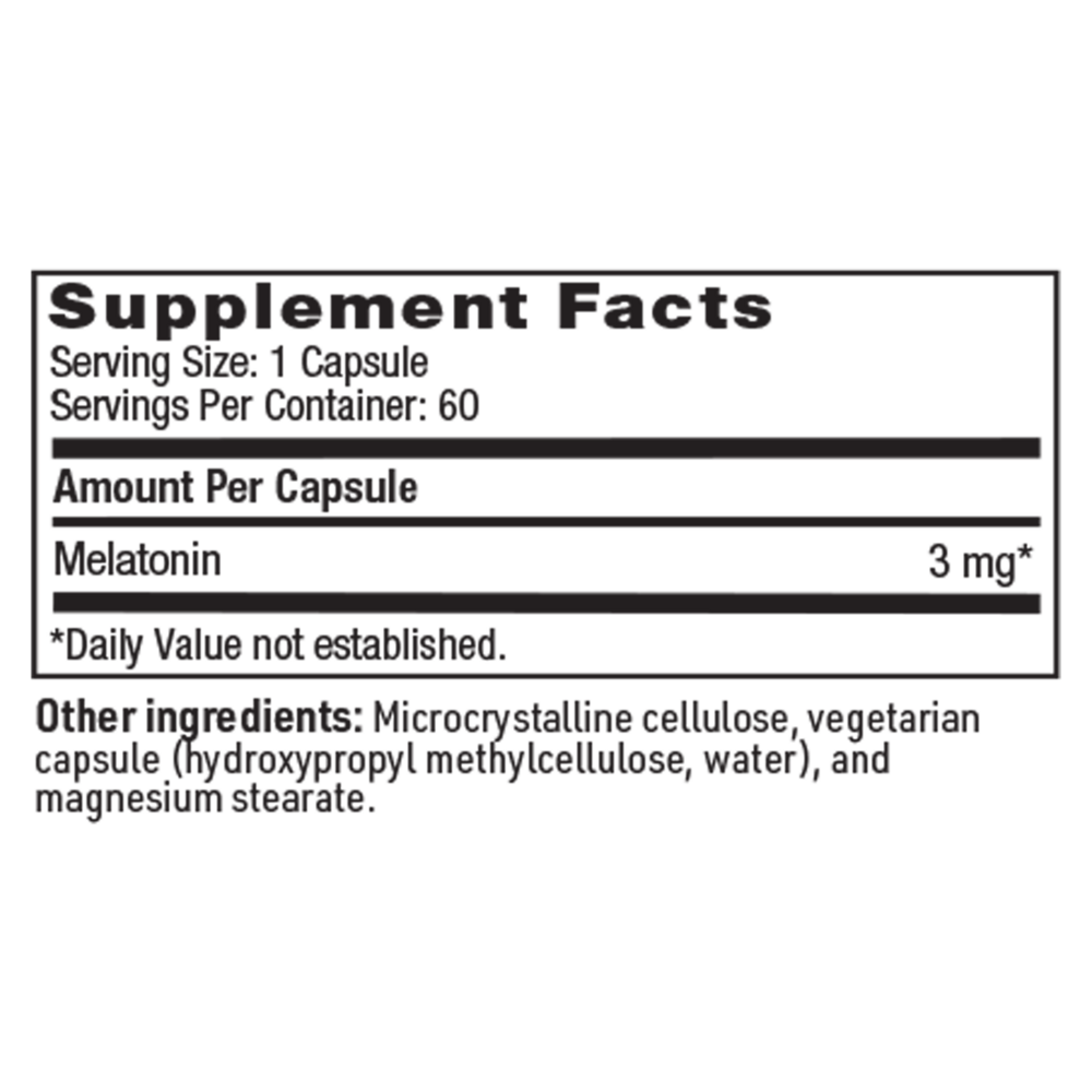 Melatonin 3 mg – Sleep Support Formula