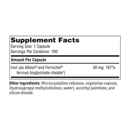 Iron Chelate – Non-Constipating Bisglycinate Iron