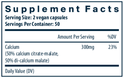 Calcium (citrate/malate) 150mg