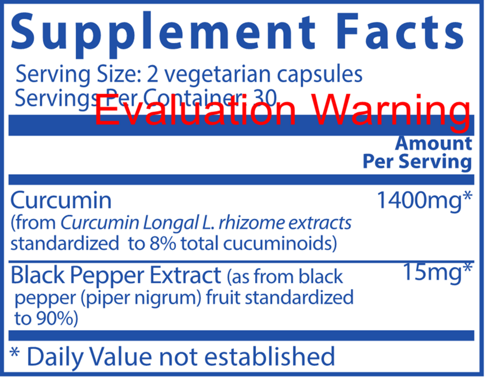 Curcumin Extract 700mg (with Bioperine®)
