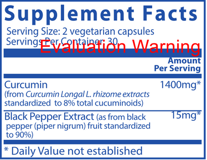Curcumin Extract 700mg (with Bioperine®)
