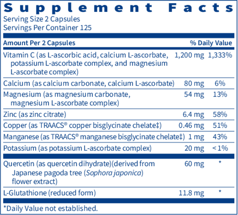 Multi-Element Buffered C – Immune Support