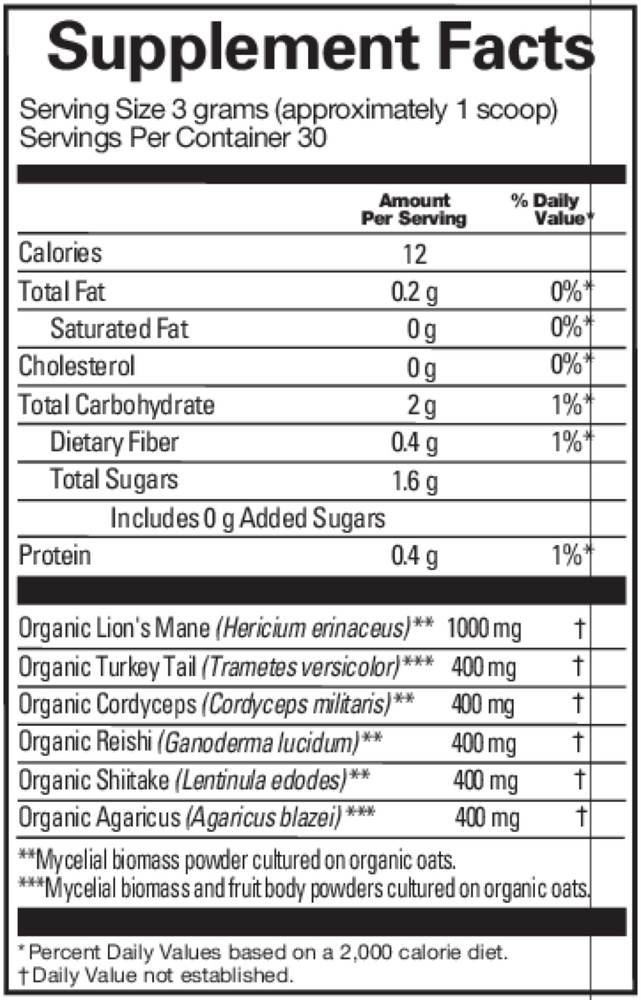 Smart Mushrooms – Brain & Immune Support