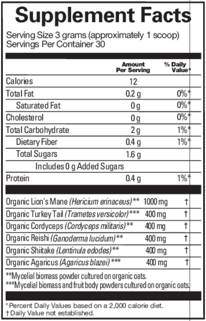 Smart Mushrooms – Brain & Immune Support