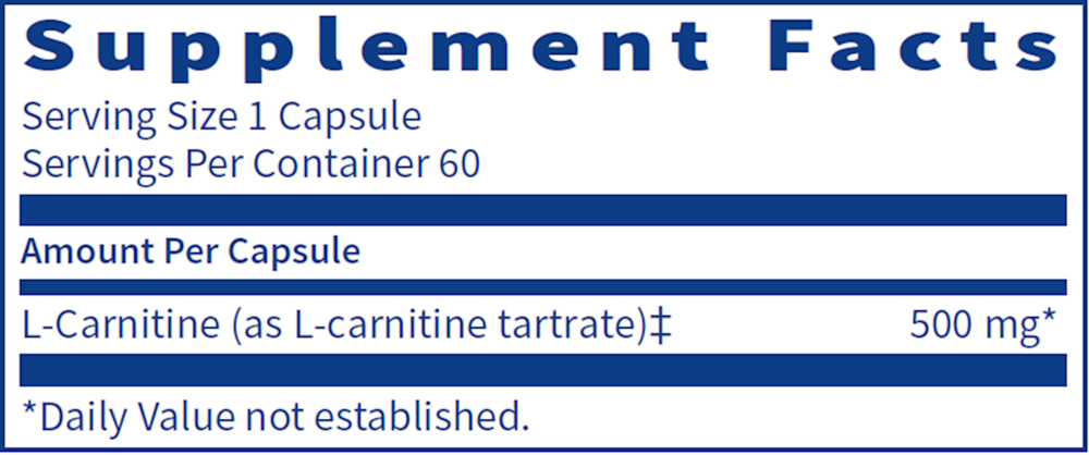 L-Carnitine Tartrate – Cellular Energy & Metabolic Support