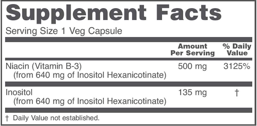 Flush-Free Niacin 500mg