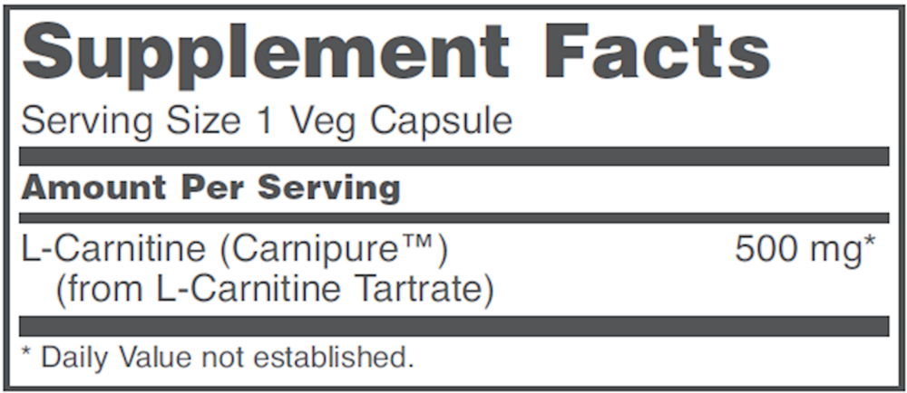 L-Carnitine 500mg
