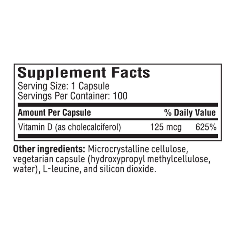 Vitamin D3 5,000 IU – High-Potency Bone & Immune Support