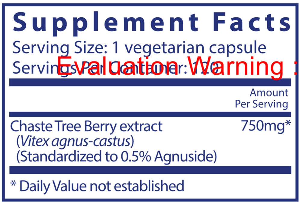 Vitex 750 (Chaste Tree Berry Extract)