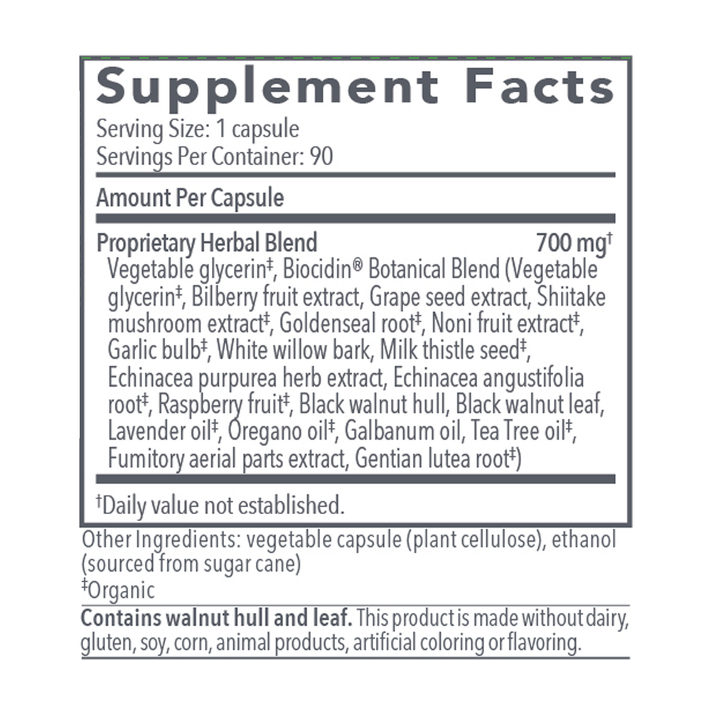 Biocidin® Liquid Capsules – Broad-Spectrum Gut Support