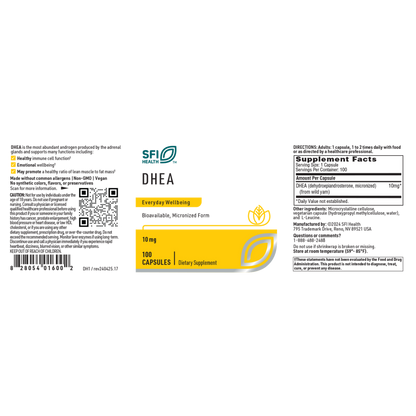 DHEA (10 mg) – Micronized Adrenal Support