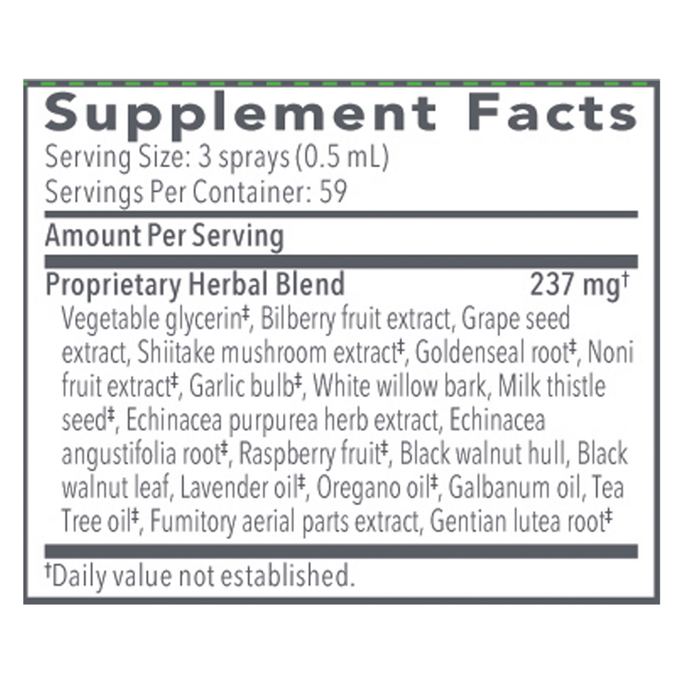 Biocidin® TS – Daily Herbal Throat Spray