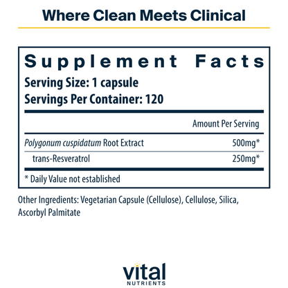 Resveratrol 500mg 60c
