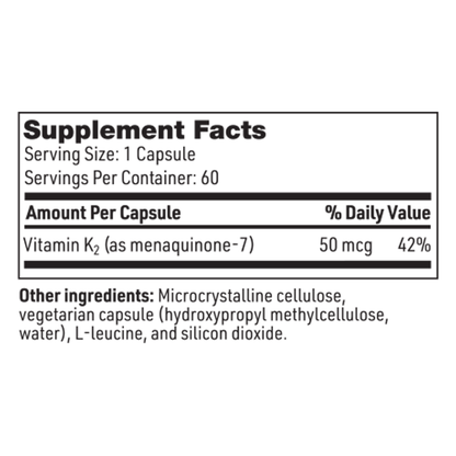Vitamin K2 – Menaquinone-7 for Bone &  Heart Health