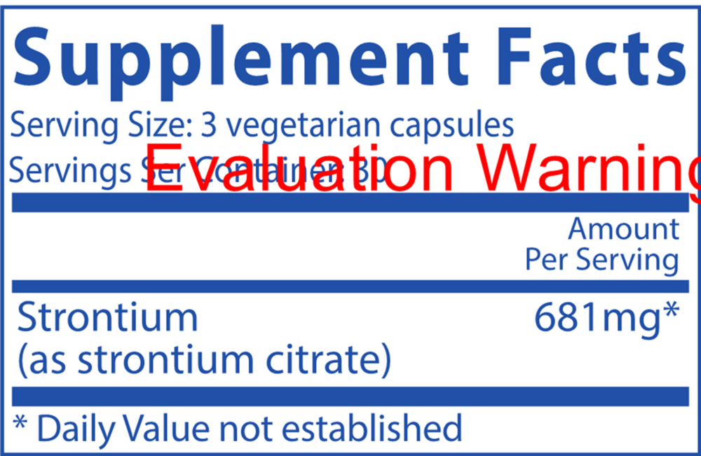 Strontium (Citrate)