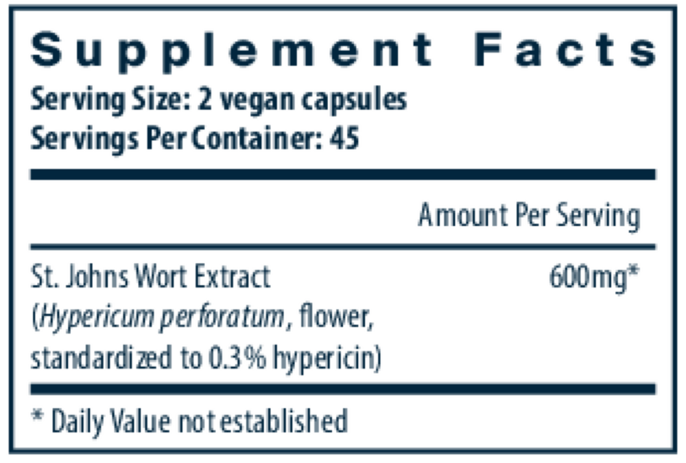 St. John’s Wort 0.3% Standardized Extract