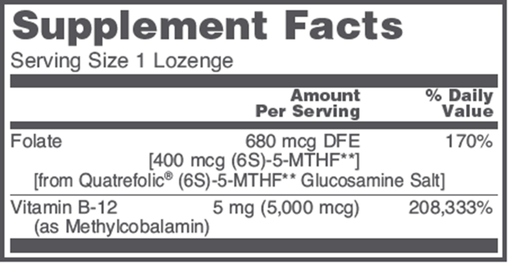 Methyl B-12 5000mcg