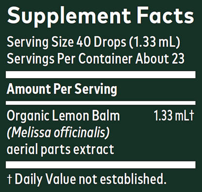 Lemon Balm Dry