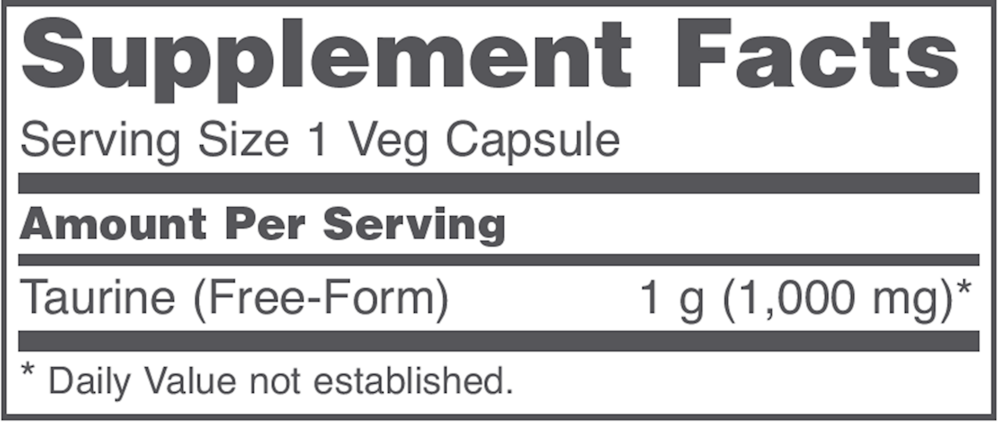 Taurine 1000mg