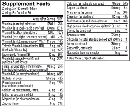 Kids’ NeuroVite Multivitamin Chewables – 120 Chewable Tablets