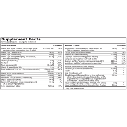 Multithera® 1 Capsule Formula – Iron-Free Multivitamin