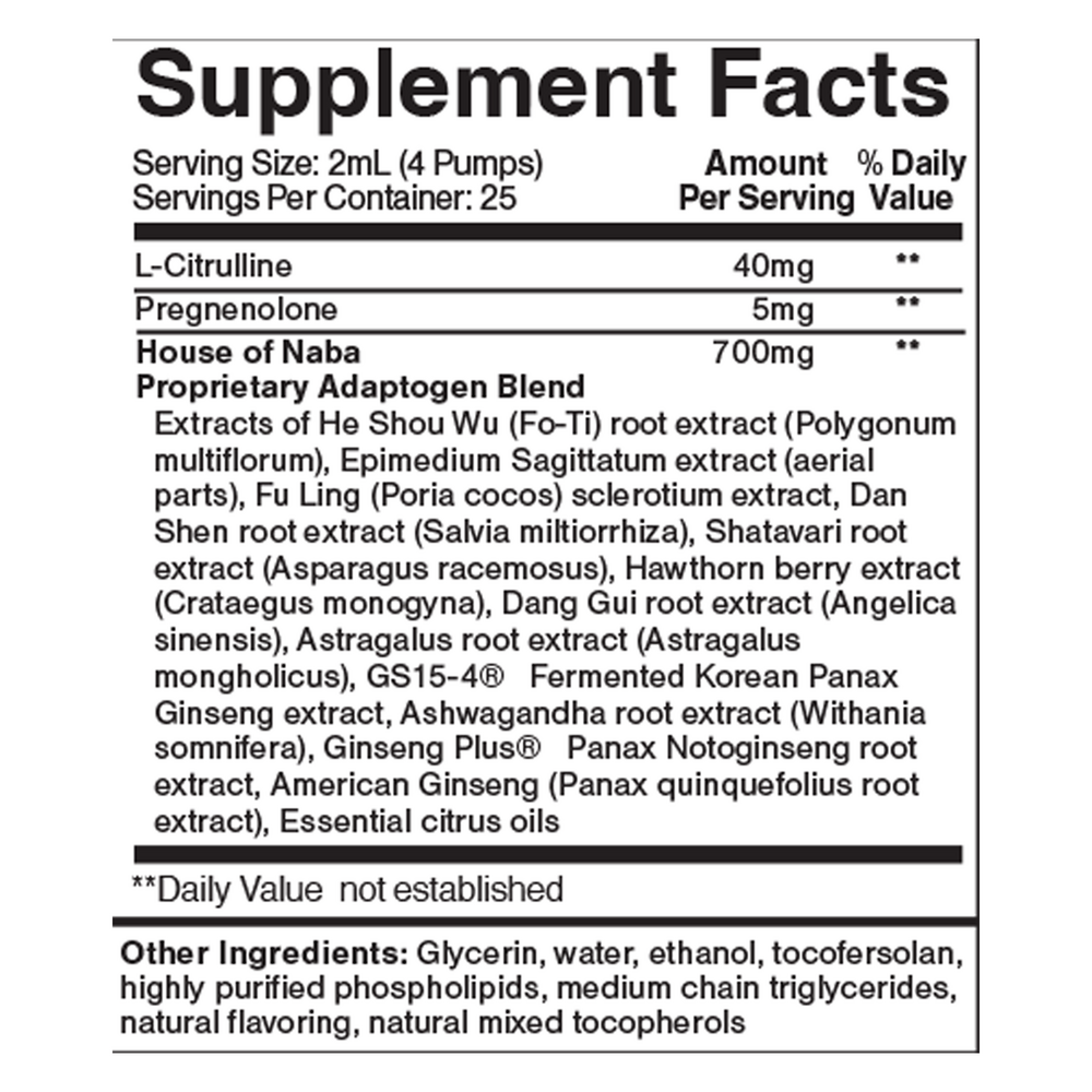 Adaptogenic Reserve Blend – Liposomal Herbal Stress & Hormone Support
