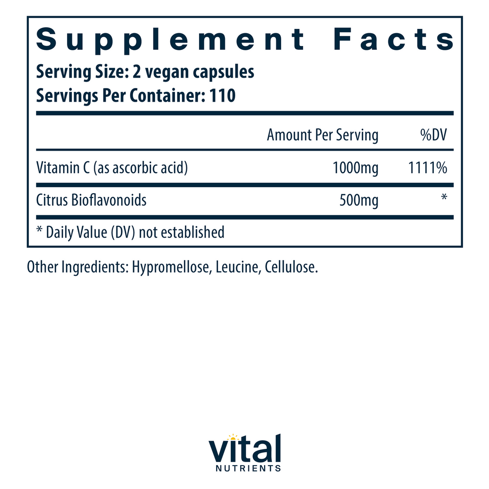 Vitamin C with Citrus Bioflavonoids
