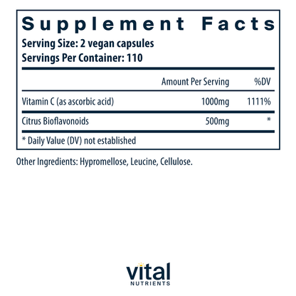 Vitamin C with Citrus Bioflavonoids