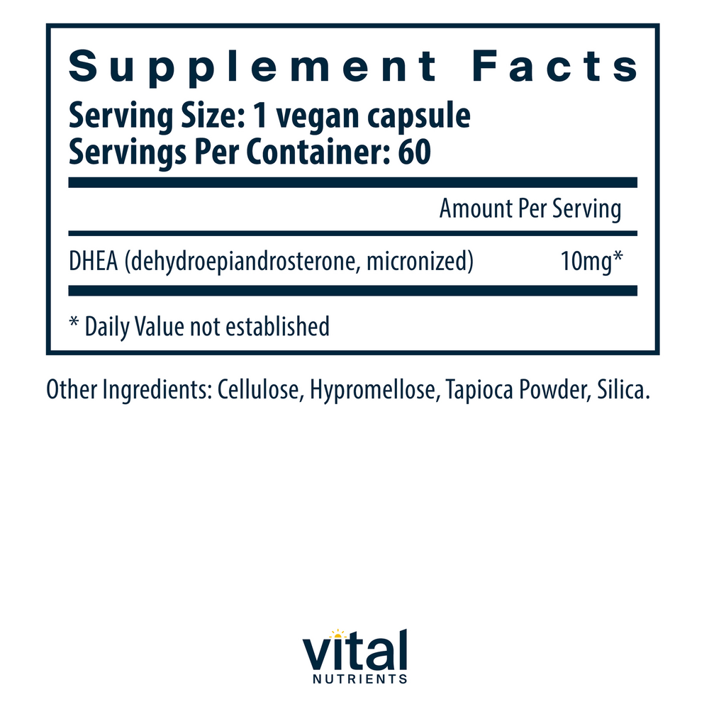 DHEA (micronized) 10mg