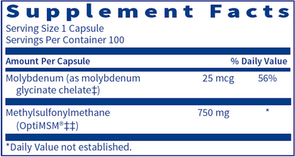 MSM 750 OptiMSM® – Joint & Connective Tissue Support