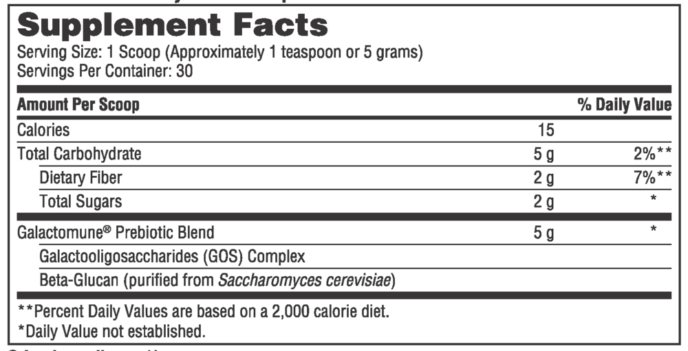 Galactomune® Powder – Prebiotic Immune Support
