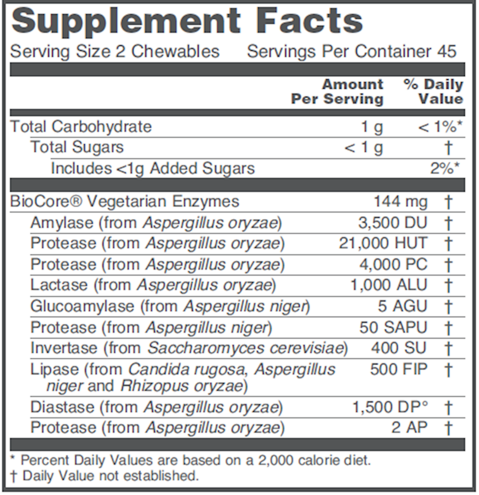 ProtoZymes Chewable