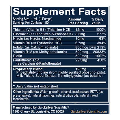 Liposomal Methyl B-Complex + Lemon Raspberry