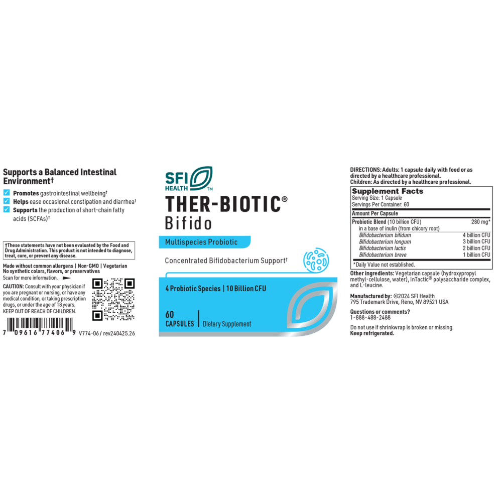 Ther-Biotic® Bifido (Factor 4) – Targeted Bifidobacterium Probiotic