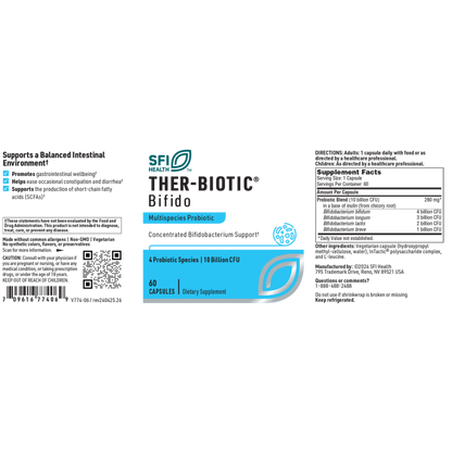 Ther-Biotic® Bifido (Factor 4) – Targeted Bifidobacterium Probiotic