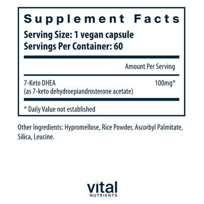 7-Keto DHEA 100mg