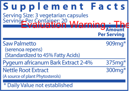 Saw Palmetto Pygeum Nettle Root