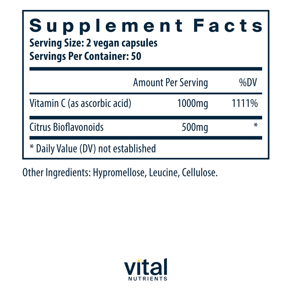 Vitamin C with Citrus Bioflavonoids