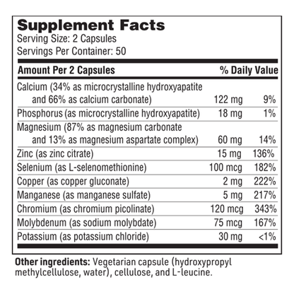Multi-Mineral Complex without Iron – Trace Mineral Essentials