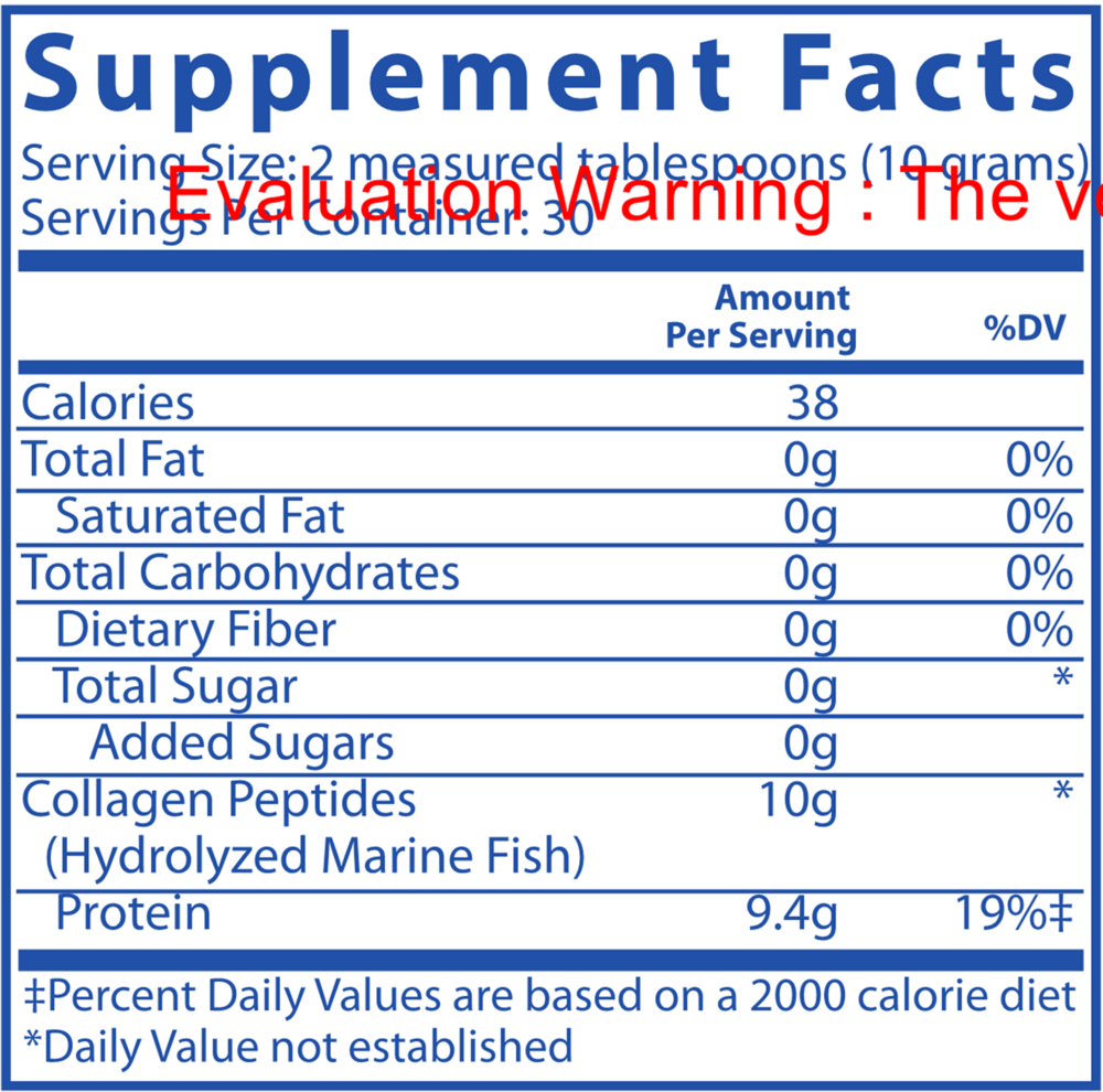 Marine Collagen Wild-Caught Type I & III