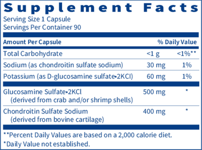 Glucosamine/Chondroitin – Joint & Cartilage Support