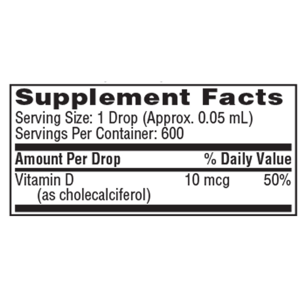 Micellized Vitamin D3 Liquid 10mcg – Immune & Bone Support