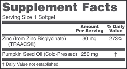 Zinc Glycinate 30mg Albion TRACCS Zinc