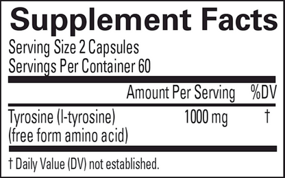 Tyrosine – Focus, Mood & Stress Support