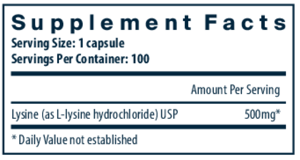 Lysine 500mg