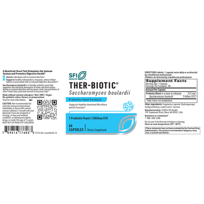 Ther-Biotic® Saccharomyces boulardii – Gut Resilience & Immune Support