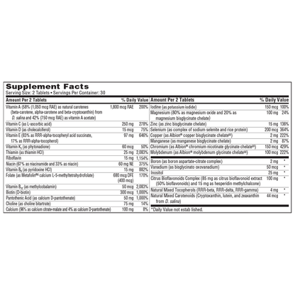 VitaPrime® – Two-Per-Day Multivitamin